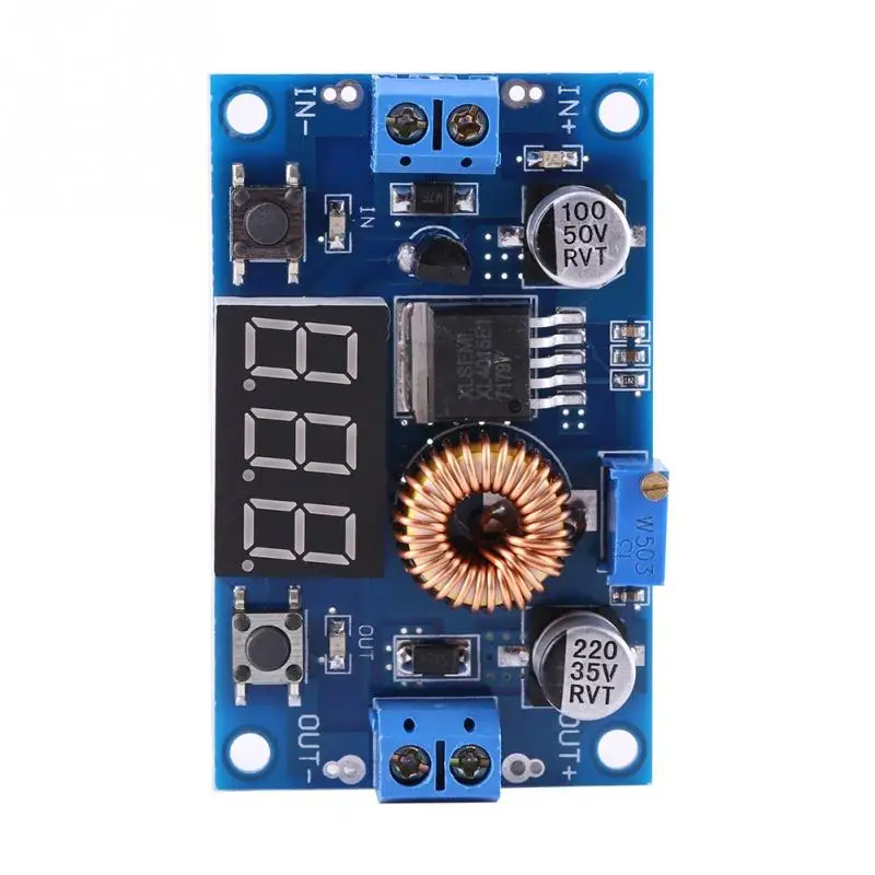 1 шт. DC-DC преобразователь регулятор напряжения понижающий модуль 5A 4.0V38V до 1.25V36V регулируемый