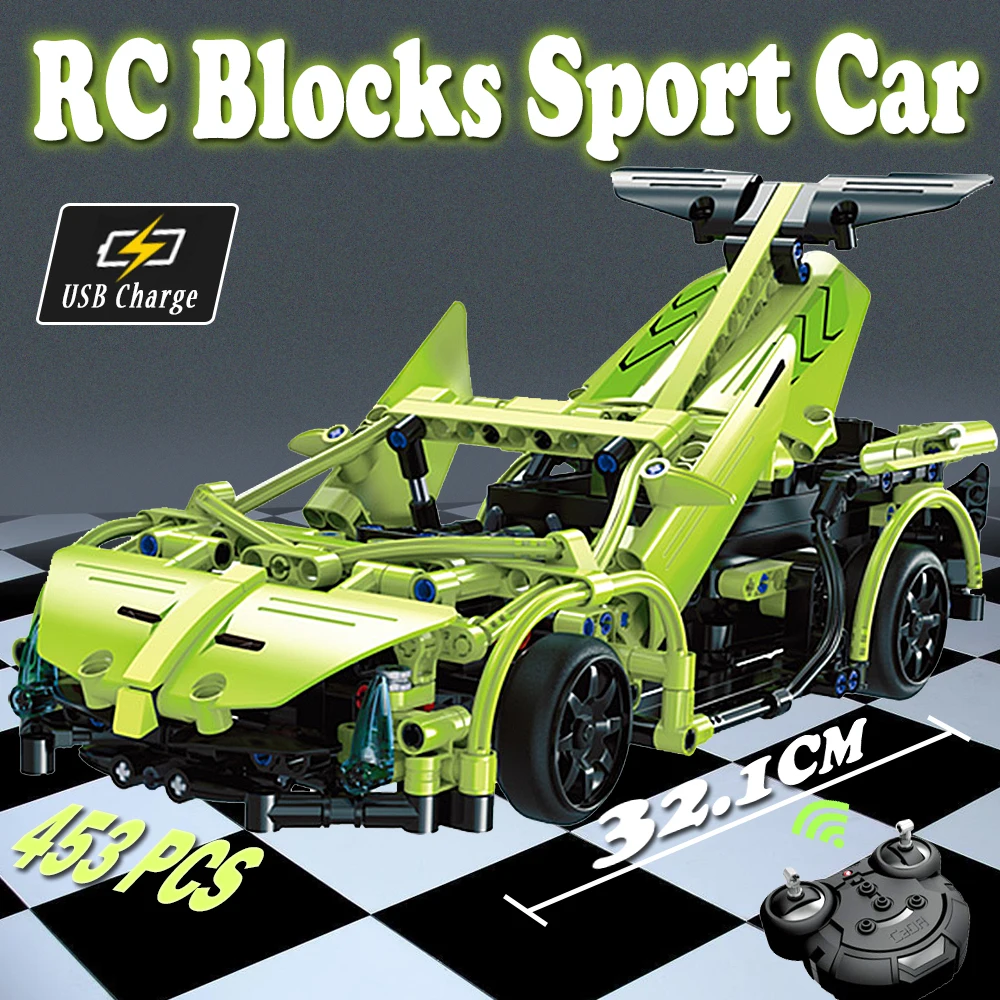 

Technic RC Car Sports Car Model DIY Building Blocks toy Remote Control cars Toys For Children toys for boys