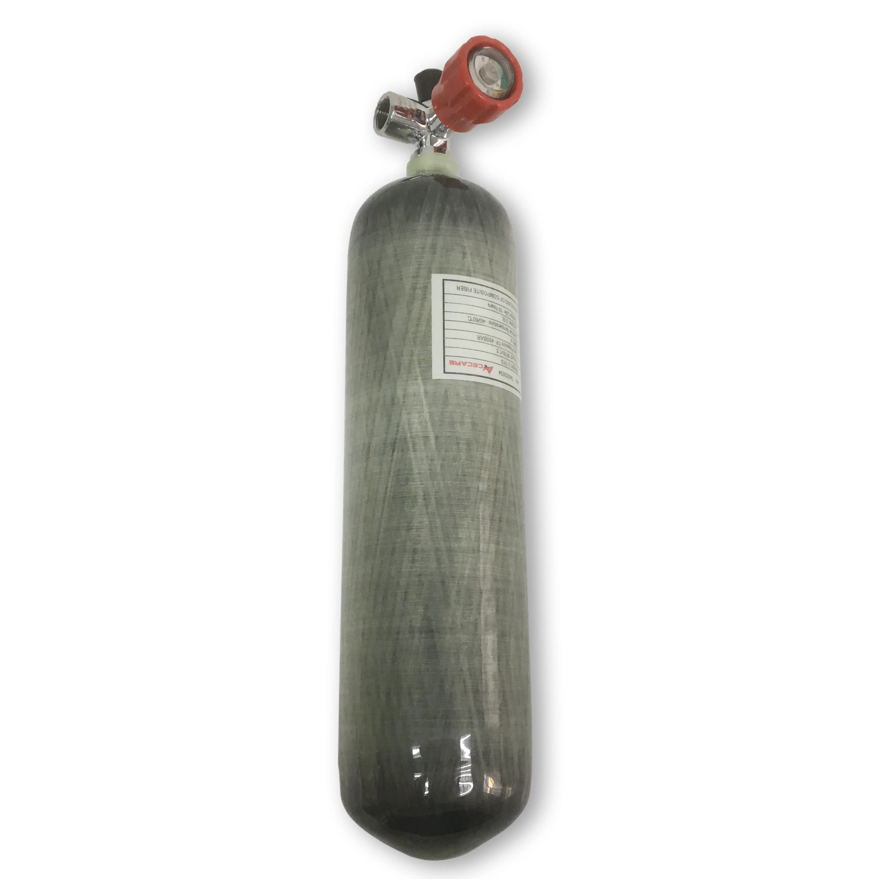 AC10311 цилиндр высокого давления 3L 300Bar 4500Psi из углеродного волокна PCP воздушная
