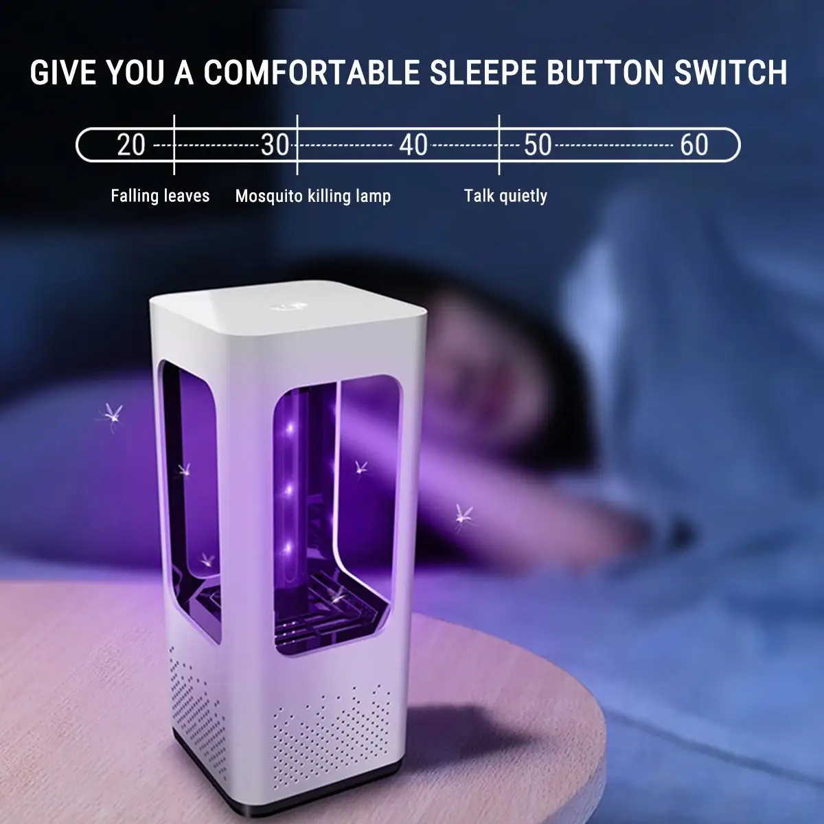 

Home Electric Mosquito Killer Lamp USB Photocatalytic Light LED Bug Zapper Anti Mosquito Ultraviolet Light Fly Killer Trap