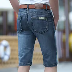 Для мужчин s шорты для женщин Ретро по колено джинсовые мужские шорты кэжуал джинсы Винтаж выцветшие байкерские короткие джинсы 2019 лето