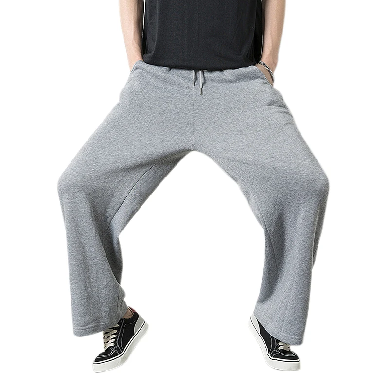 Новые мужские модные хип-хоп свободные штаны для пробежек с эластичной ...