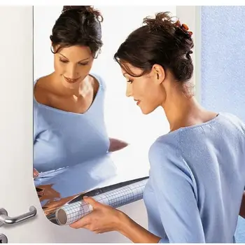 

Reflective Mirror Stickers Wall Sticker Self-adhesive Wall Stickers for Bedroom Living Room Decoration