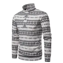 2018 Рождество повседневное для мужчин свитер с круглым вырезом снежинка зима теплый Slim Fit Knittwear s свитеры для женщин пуловеры