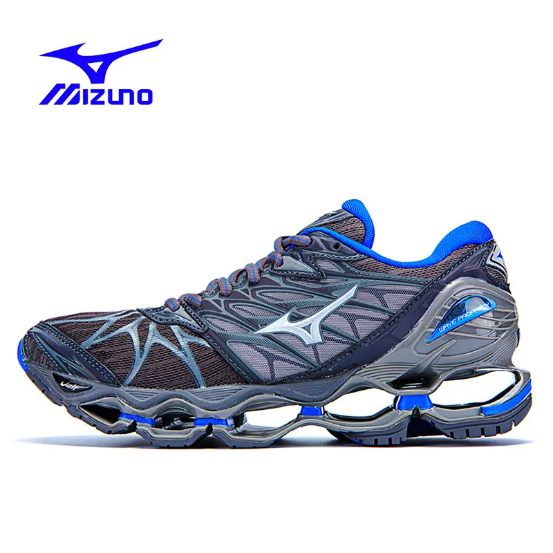 

Mizuno Wave Prophecy 7 Professional Men Shoes sports Air Cushioning Stable Sports outdoor Weight lifting Shoes Gray Size 40-45