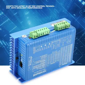 

CNC 2DM860H Digital Two Phase Stepper Motor Driver Microstep Controller