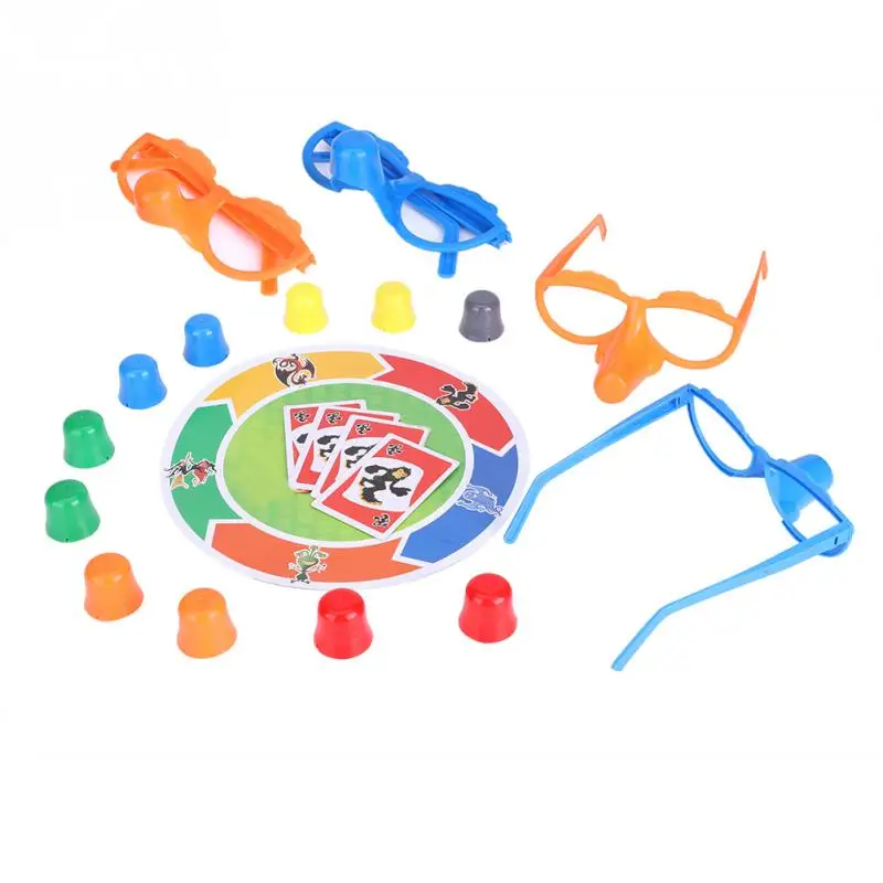 Забавная настольная игра набор Носов в очках семейная забавная карточная игра «лжец» растянуть нос может вырасти новые Семейные забавные Развивающие игрушки для детей
