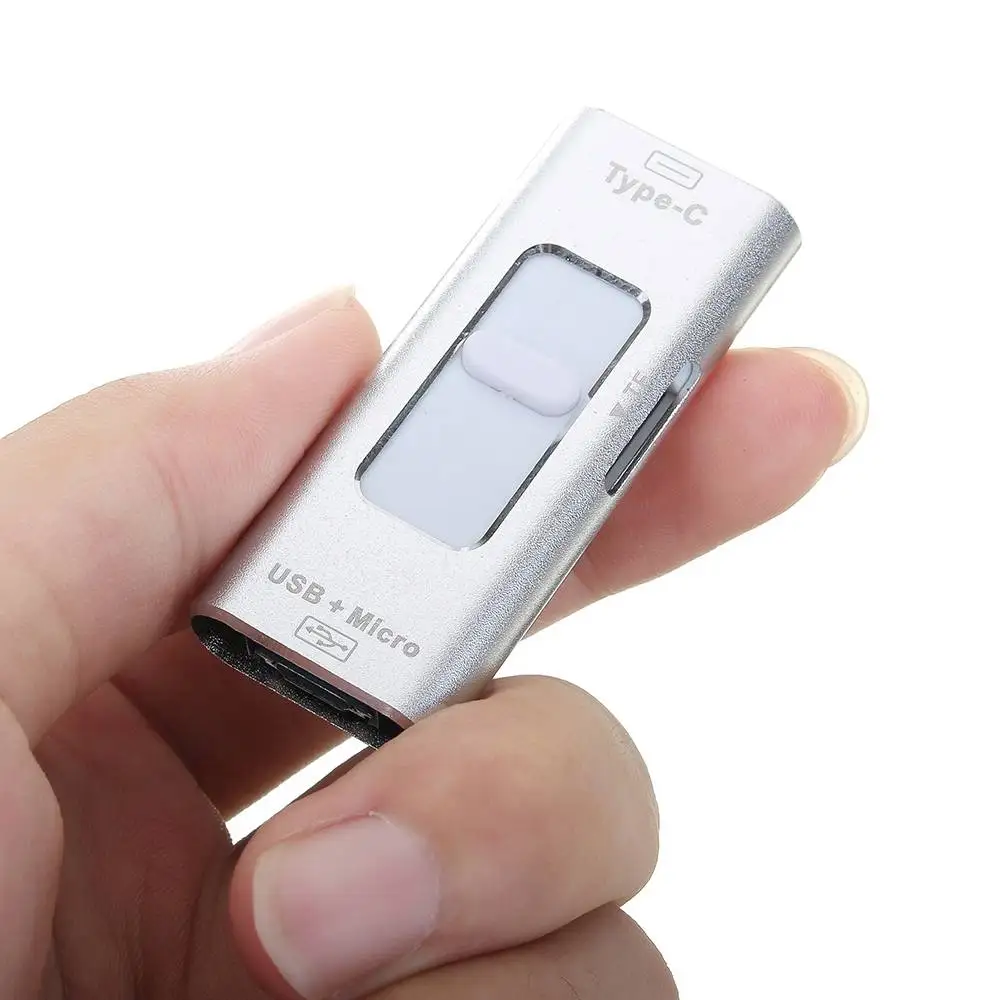 LEORY Type C адаптер 3 в 1 высокоскоростной TF кардридер micro sdcard USB OTG карта памяти для