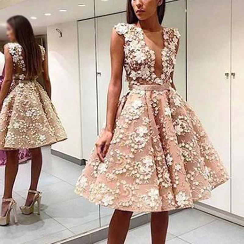 

Lady dresses Women Backless Lace Formal Wedding Party Bridesmaid vintage elegant classic business office A-line Dress