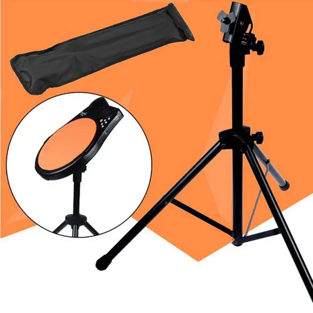 Adjustable Metal Practice Training Three legged Drum Pads Cymbal Stand