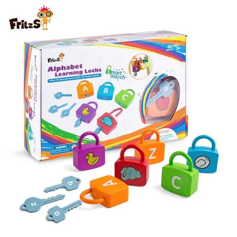 

Fritzs New Letters Learning Lock Educational Toys Letters To Know Toys Children Early Learning Learning Toys 52pcs 3126