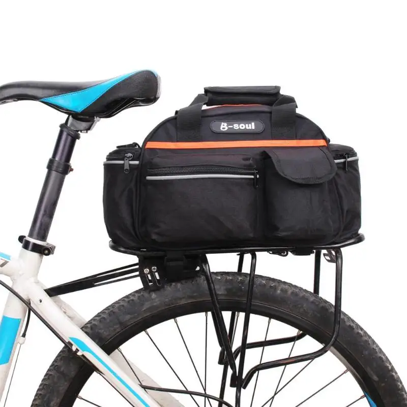 Sale 15L Bicycle Bike Bag Rear Seat Rack Trunk Bag For MTB Bike Saddle Bags Storage Case Pouch for Luggage Carrier  Road Bike Bags 1