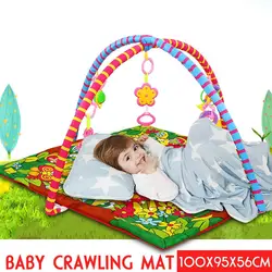 Новорожденный ребенок играть мат игра ползать коврик для сна ковер дети Фитнес Одеяло образовательные головоломки пенные игрушки 100x95x56 см