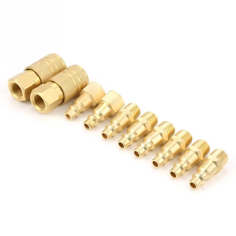 10 шт. 1/4 &quotNPT Accessoyy линейный шланг для воздушного компрессора Быстрый зацепной