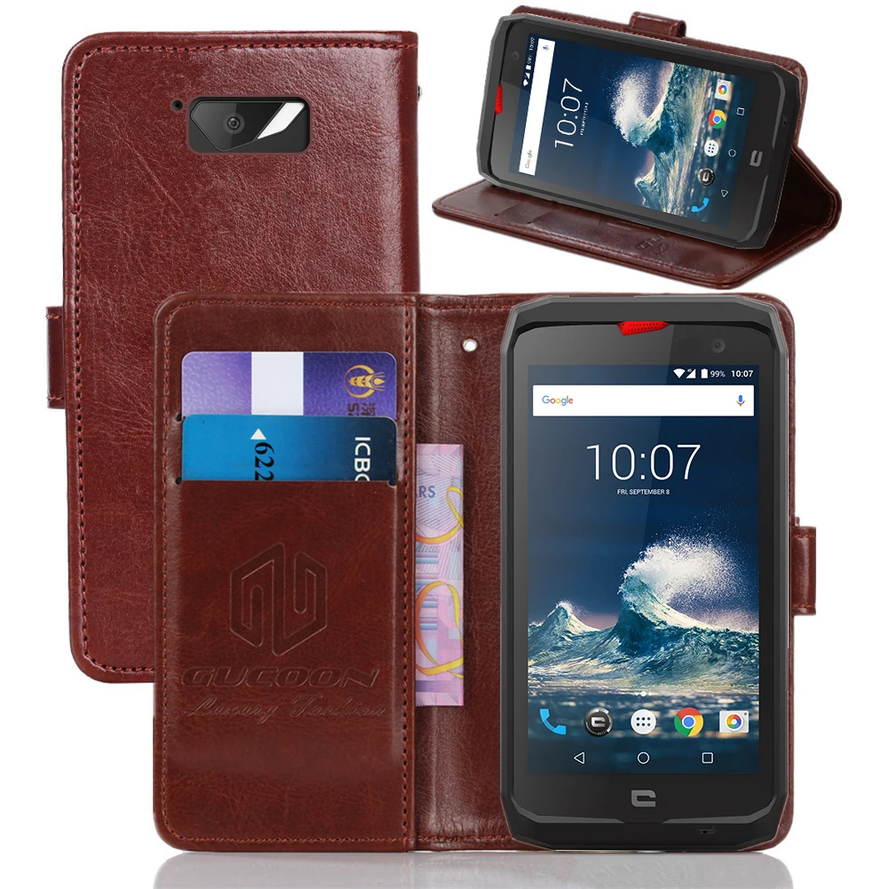 

GUCOON Wallet Case for Crosscall ACTION-X3 Cover Phone Bag for Crosscall ACTION X3 CORE-X3 TREKKER-X3 Trekker-X2 Trekker-M1 Case
