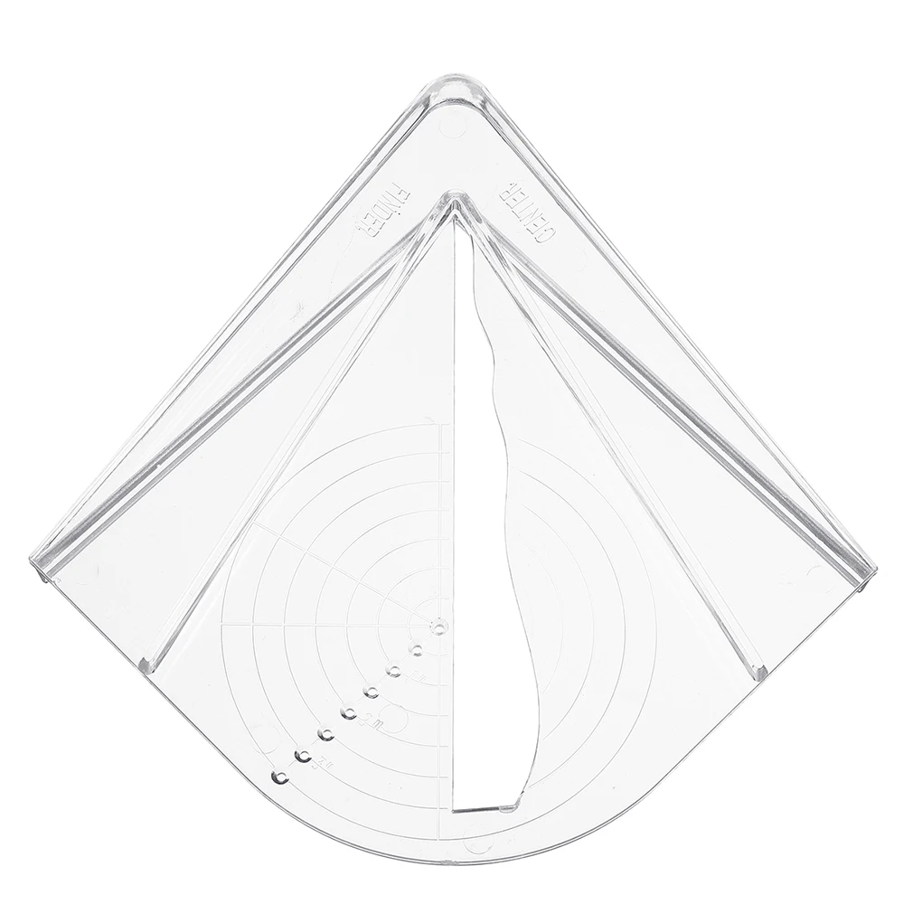 Пластиковые центроискатель макет измерения инструмент деревообрабатывающий для квадратные круглые и Sexangle