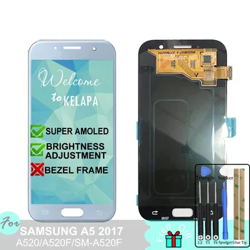 

Super AMOLED LCD For Samsung Galaxy A5 2017 A520 A520F SM-A520F Touch Screen Digitizer Assembly