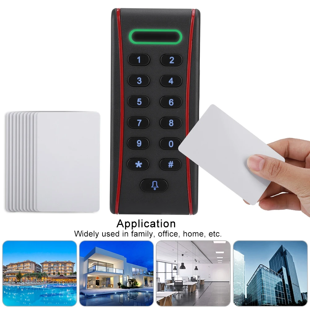 Пароль RFID кард ридер дверь контроль доступа интерфейс Wiegand клавиатура система ID/IC