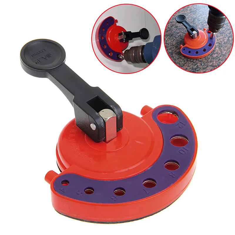 4-12Mm Diamond Drill Bit Tile Glass Hole Saw Core Bit Guide With Vacuum Base Sucker Tile Glass Openings Locator 4-12Mm Diamond Drill Bit Tile Glass Hole Saw Core Bit Guide With Vacuum Base Sucker Tile Glass Openings Locator