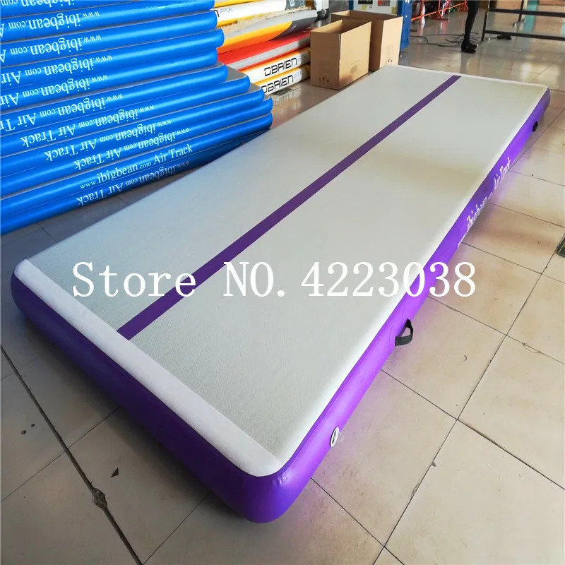  Free Shipping 6x1x0.2m Inflatable Race Track Equipment Cheap Foldable Inflatable Air Tumble Track A