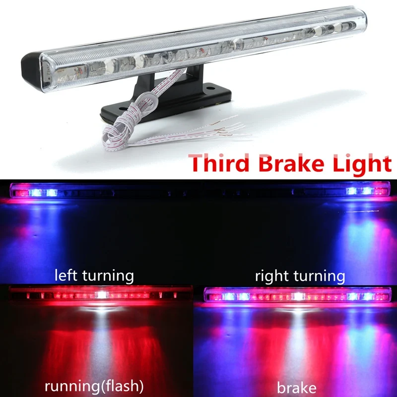 

Car Auto Third 3RD Brake Stop Running Flashing Turn Signal Light Lamp High Mount Rear Tail Warning Light Lamp Parking 12V 21 LED