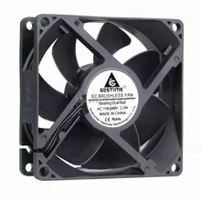 2 Pieces Gdstime 90mm 92mm x 25mm AC 110V 115V 120V 220V 240V Fan EC Brushless Cooling Cooler Fan Axial Fan ta15052hbl 2 axial cooling fan ac 220v 0 18a 17252 17cm 172 150 52mm 2 wires 50 60hz