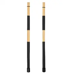 1 пара стержней барабан Палки барабанные палочки для Джаз Народная музыка (черный)