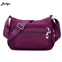 Водонепроницаемые нейлоновые сумки-мессенджеры для женщин, модные женские сумки через плечо, повседневные сумки