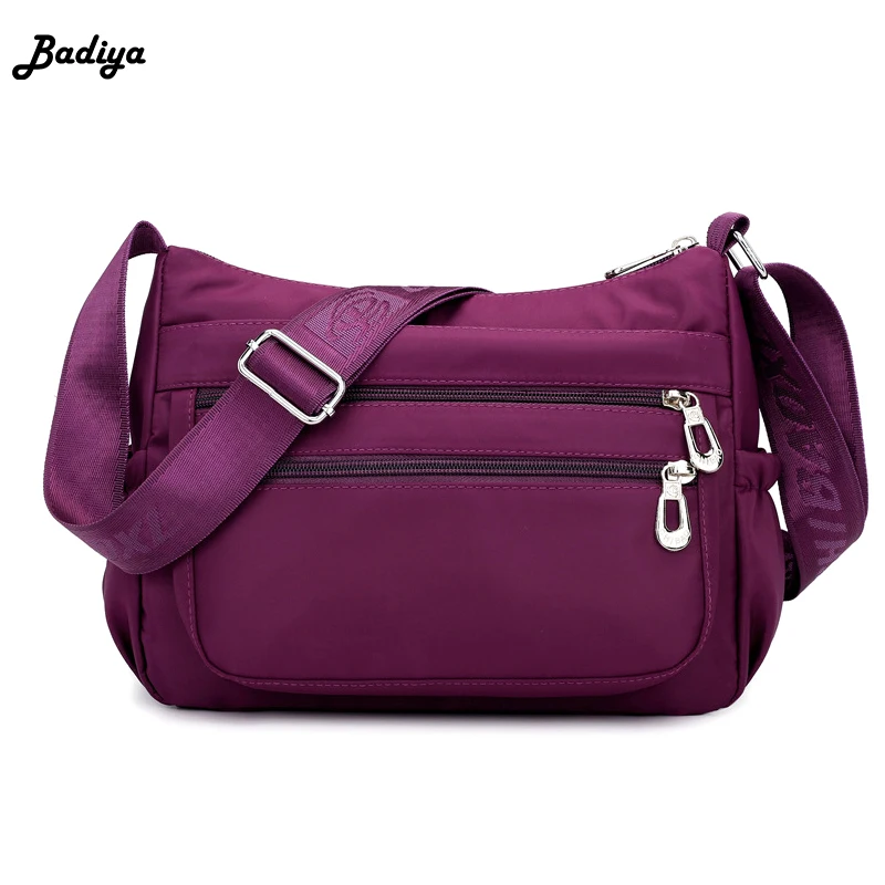 للماء النايلون حقيبة ساع المرأة حقيبة الأم أزياء النساء حقيبة كتف مفردة Crossbody عارضة حقائب