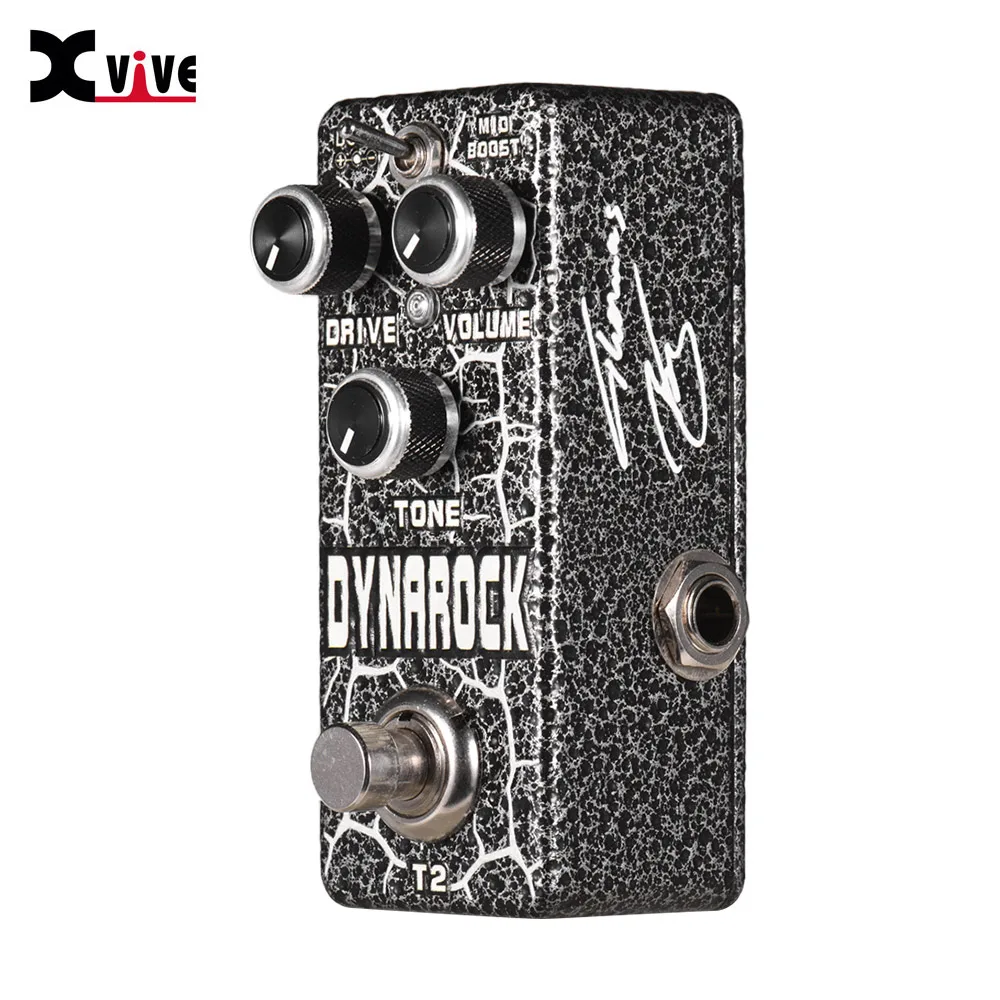 XVIVE T2 DYNAROCK мини педаль с компрессором портативная для гитарных эффектов