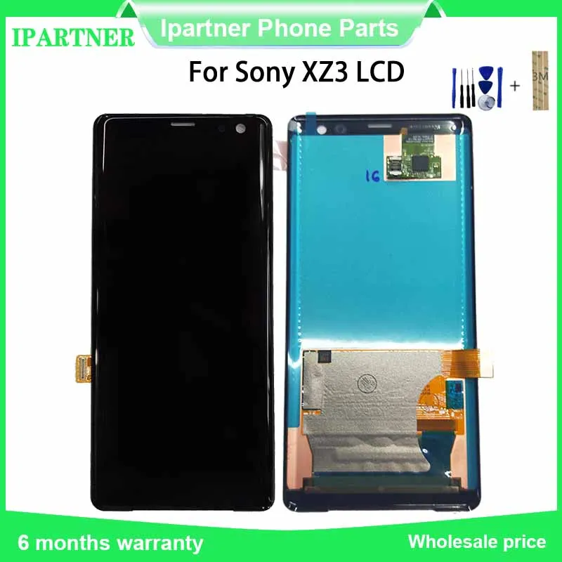 

For Sony XZ3 LCD Display Touch Screen Digitizer Assembly Replacement For Sony XZ3 6.5 inch No Dead Pixe Factory Price with Tools