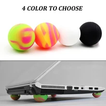 4 шт./компл. цветной ноутбук Противоскользящий охладитель Стенд мини база ноутбук силиконовый охлаждающий шар милый легкий держатель для ноутбука#17