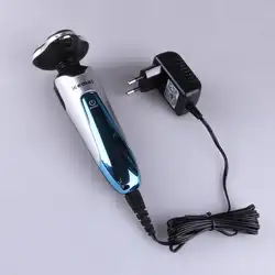 Высокое качество моющиеся Ротари 3 бритвенные головки электробритва для мужчин's профессиональная бритва ЕС Plug