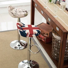 Стиль Барный Стул подъемный и осенний стул современный минимализм бар спинка кресла домашний табурет барный стул