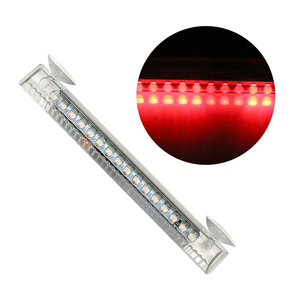 

Car Tail Warning Light Solar Powered Rear Windshield Light Vibration induction Light Sensor 16 LED Flash Lamp Car-styling