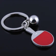 Модный спортивный стол для пинг-понга теннисный мяч брелок креативная ракетка для пинг-понга кольцо для ключей брелок автомобильный Сувенирный брелок подарок
