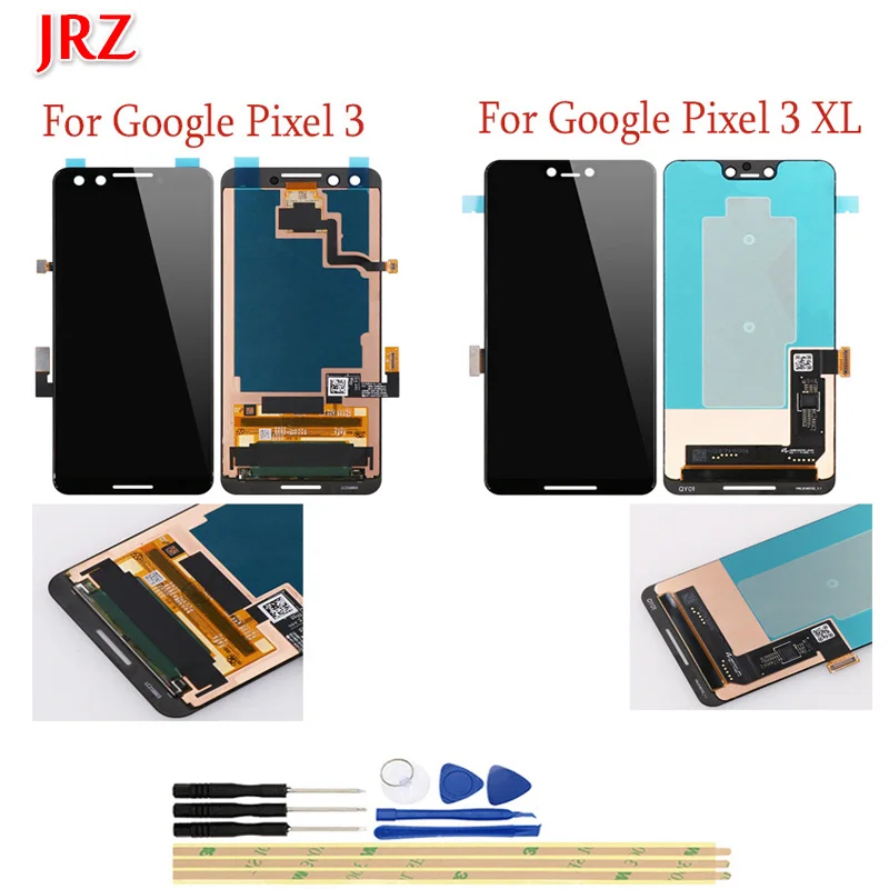 ЖК-дисплей 5 дюйма для Google Pixel 3 и сенсорный экран 6 дигитайзер в сборе замена XL с