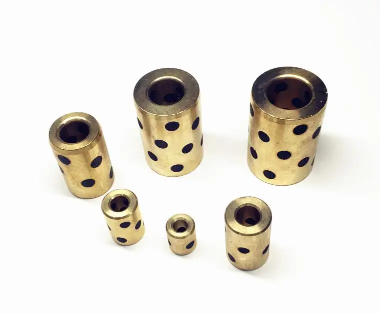 

1/2/4PCS/LOT LM20UU LM25UU LM30UU linear graphite copper set bearing copper bushing oil self-lubricating bearing JDB