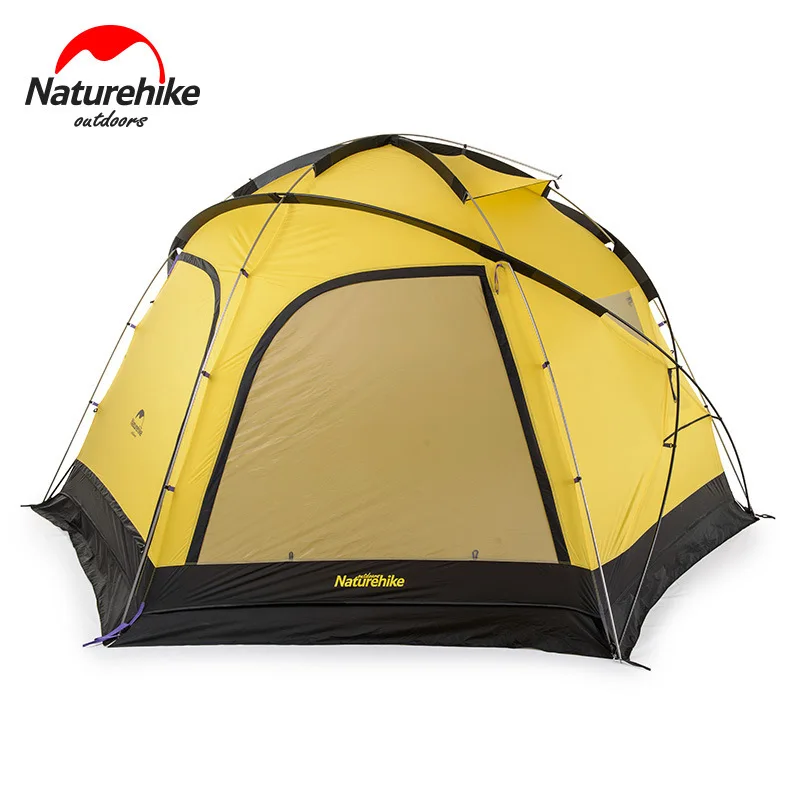 Günstig Naturehike Wolke Cave Super 4 6 Menschen Zelt Baldachin Im Freien Camping Gruppe Camping Ausrüstung Hex Zelt