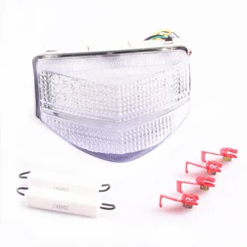 

LED Brake Tail Light Integrated Turn Signals For Honda CBR600S/CBR600 F4i 2001-2003 Clear