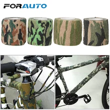 FORAUTO-Cinta de camuflaje para coche, pegatinas retráctiles para bicicleta, caza, autoadhesivas, estilismo de coche, no tejido