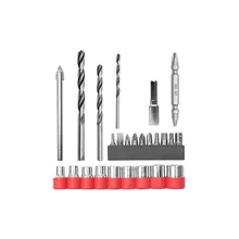 Brocas elétrica Chave de Fenda chave Soquete peças Torção broca do furo da parede de Madeira Acessórios da Ferramenta de Poder Da Broca chave de fenda elétrica