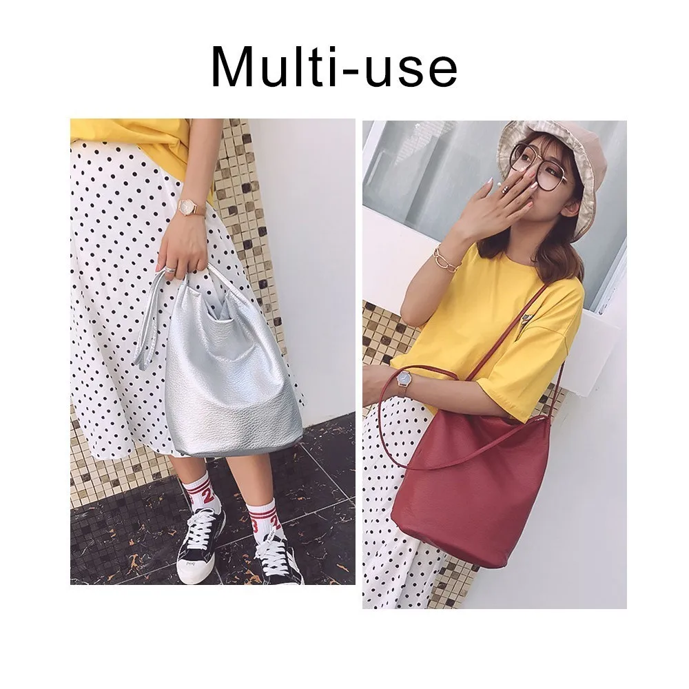 هيرالد أزياء المرأة جلد ناعم حقيبة يد جودة الإناث حقيبة كتف عارضة دلو حقيبة السيدات رسول Crossbody حقيبة الكيس هيرالد أزياء المرأة جلد ناعم حقيبة يد جودة الإناث حقيبة كتف عارضة دلو حقيبة السيدات رسول Crossbody حقيبة الكيس