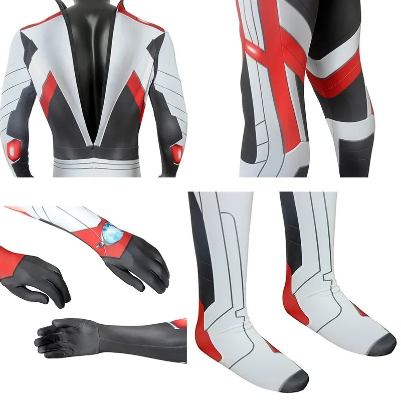 Avengers Endgame Costume Thor Cosplay Captain America Iron Adult Realm Team Suit Halloween Christmas Carnival Jumpsuit Zentai