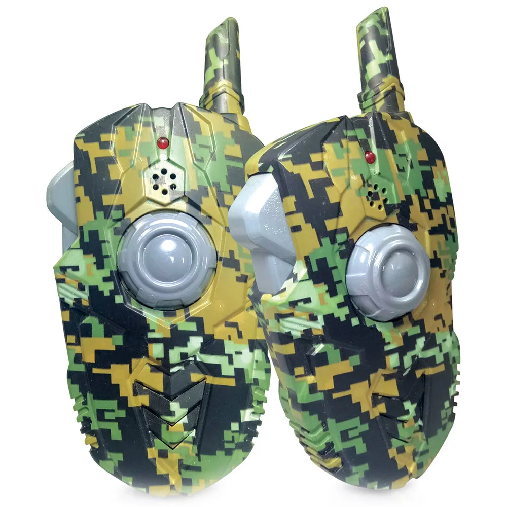 Nouveau 2 pièces enfants Portable jouet militaire talkie-walkie 2 voies Radio 3 KM gamme 8 canaux enfants Mni jouets portables Walkie