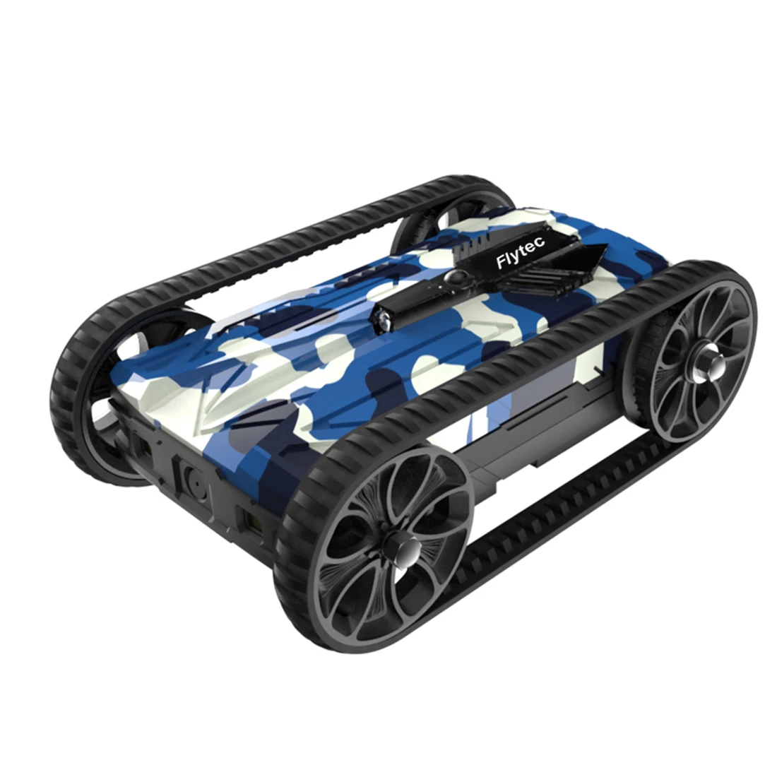 

Flytec Wifi FPV Alloy AR Tank Infrared RC Children Toys with LED Light for Multimachine Interactive Battle - Blue White Camoufla