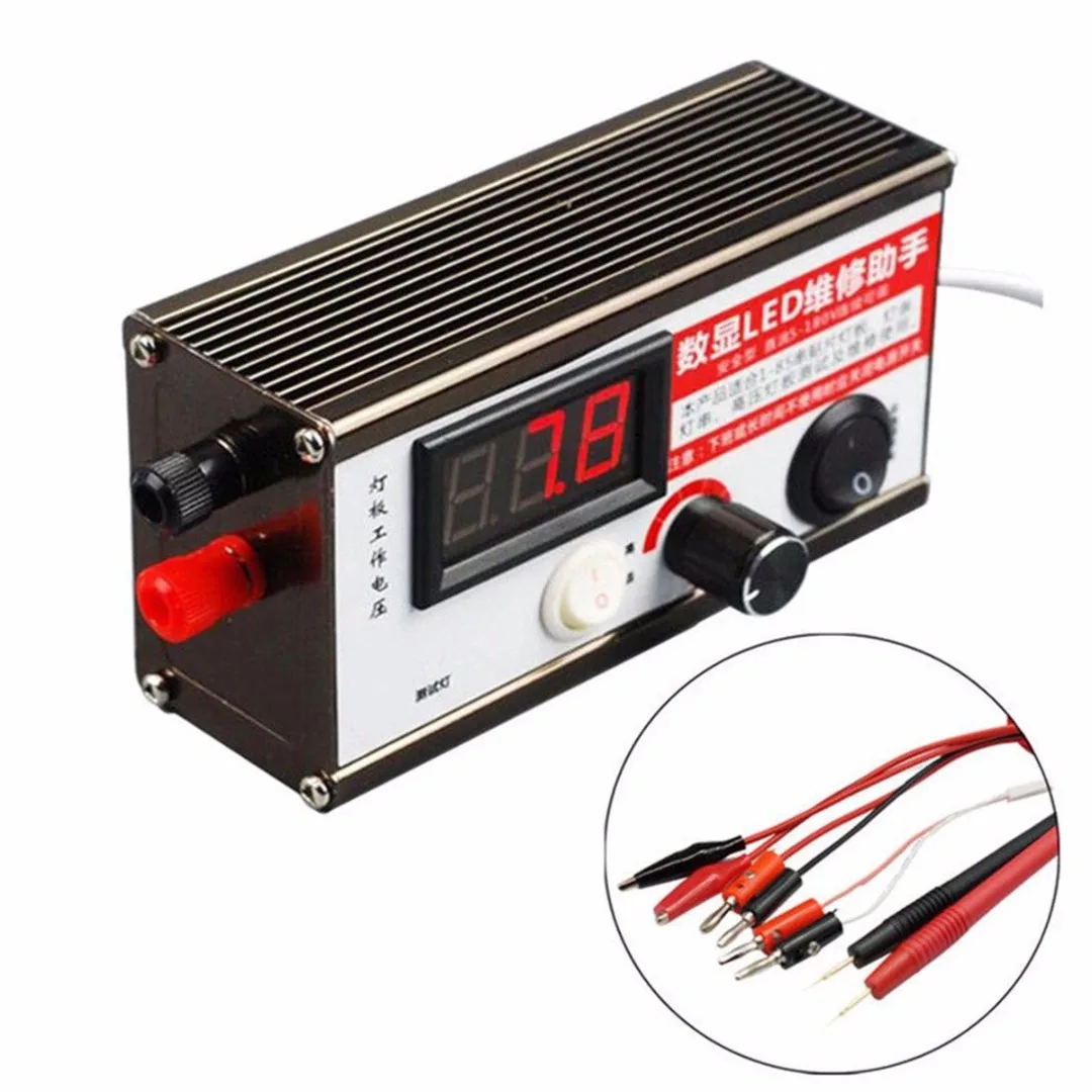 

New 1-100 Inch LED TV Backlight Tester Tool LED Lamp Beads Boards Detection Tool with Alligator Clip Test Lead