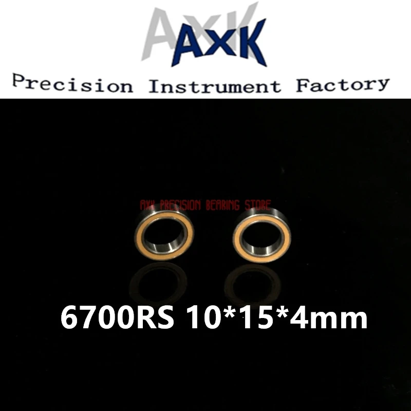 Abec 3 подшипника 6700rs (10 шт.) 10x15x4 мм тонкие шариковые подшипники 6700 2rs 61700 Rs с