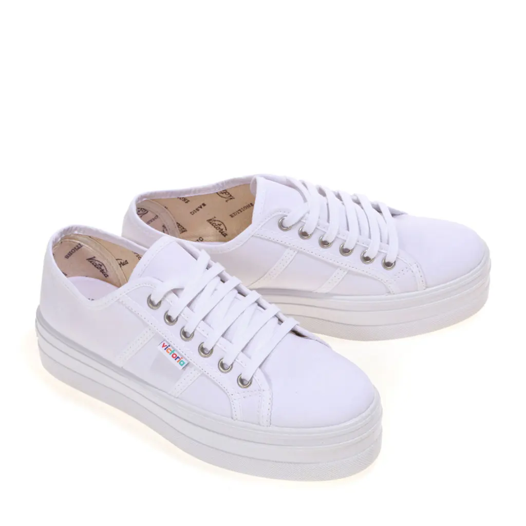 VICTORIA ZAPATILLAS VICTORIA BLANCO Blanco Raso Plataforma Mujer White  SNEAKERS Woman Shoes Casual Fashion 53588|Zapatillas de correr| - AliExpress