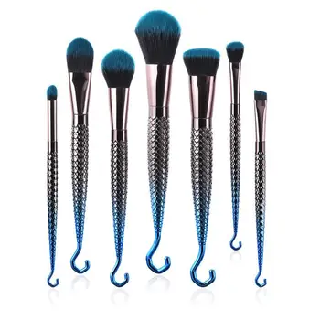 

7PCS Makeup Brush Set Blending Eyeshadow Foundation Powder Makeup Brushes Cosmetic Makeup Tool Kit